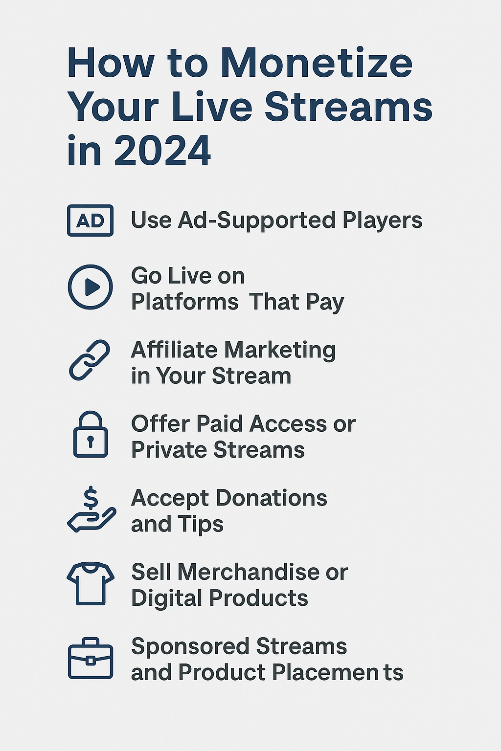 How to Monetize Your Live Streams in 2025